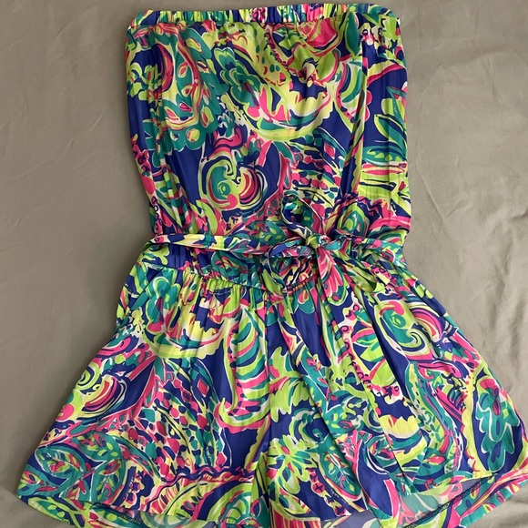 Lilly Pulitzer wrap romper